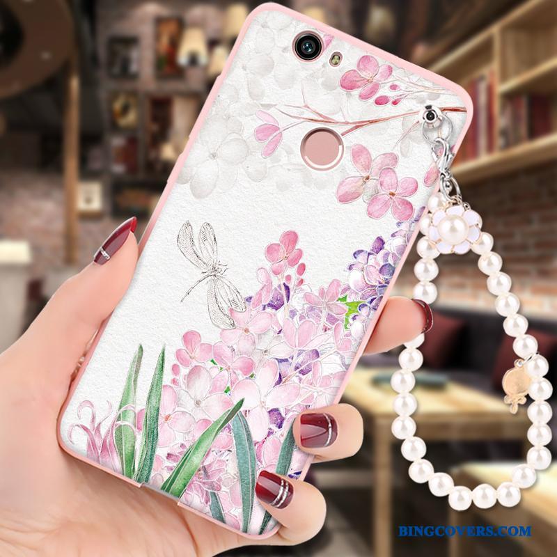 Huawei Nova Cover Hængende Ornamenter Cartoon Anti-fald Malet Silikone Telefon Etui