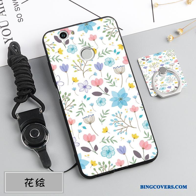 Huawei Nova Etui Anti-fald Blød Trend Lyserød Beskyttelse Hængende Ornamenter Silikone