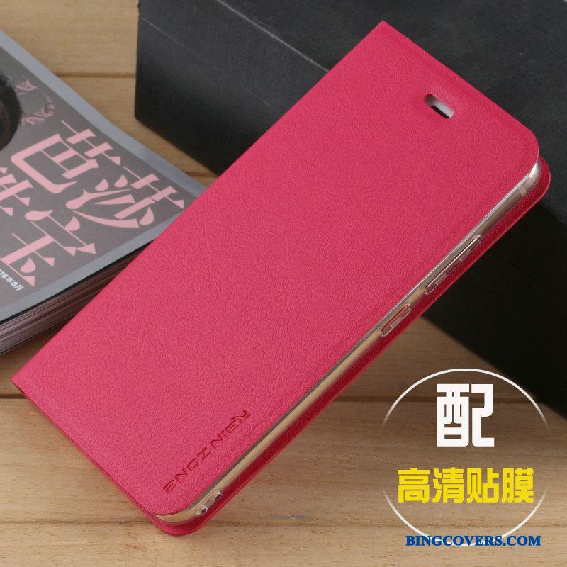 Huawei Nova Etui Guld Anti-fald Silikone Cover Folio Lædertaske Beskyttelse