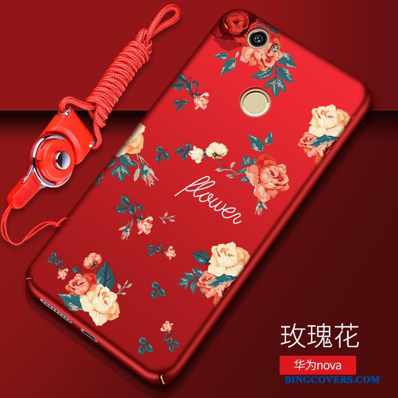 Huawei Nova Kreativ Nubuck Telefon Etui Cover Trend Sort Af Personlighed
