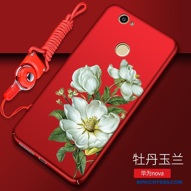 Huawei Nova Kreativ Nubuck Telefon Etui Cover Trend Sort Af Personlighed