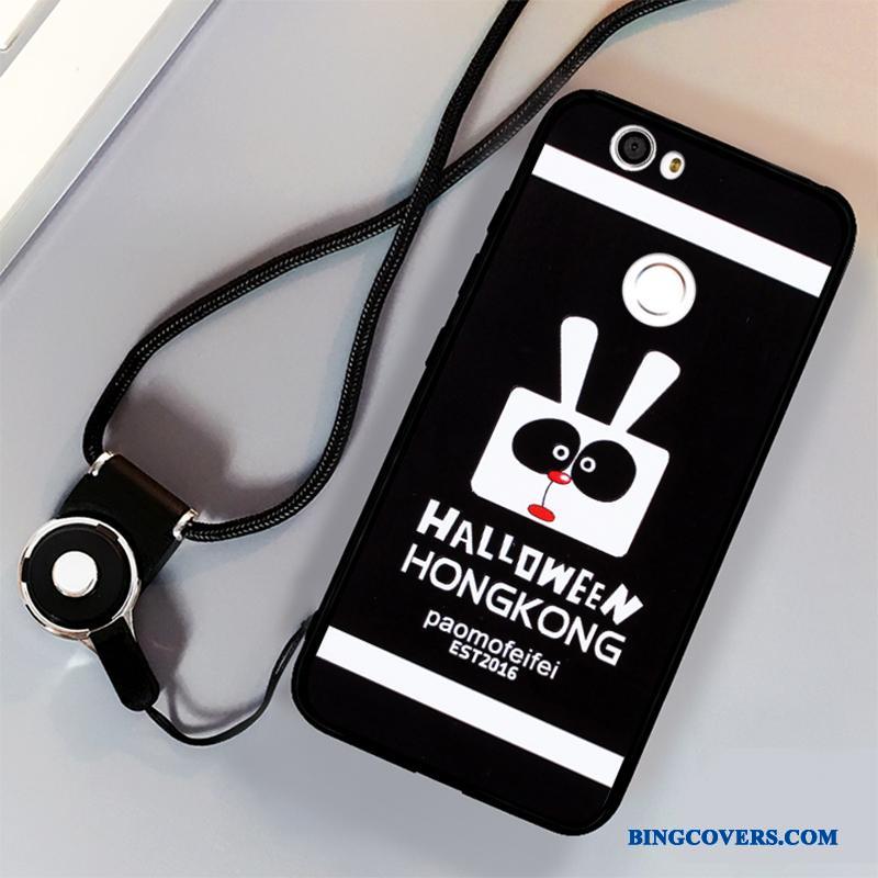 Huawei Nova Ring Silikone Lyserød Kreativ Beskyttelse Blød Telefon Etui