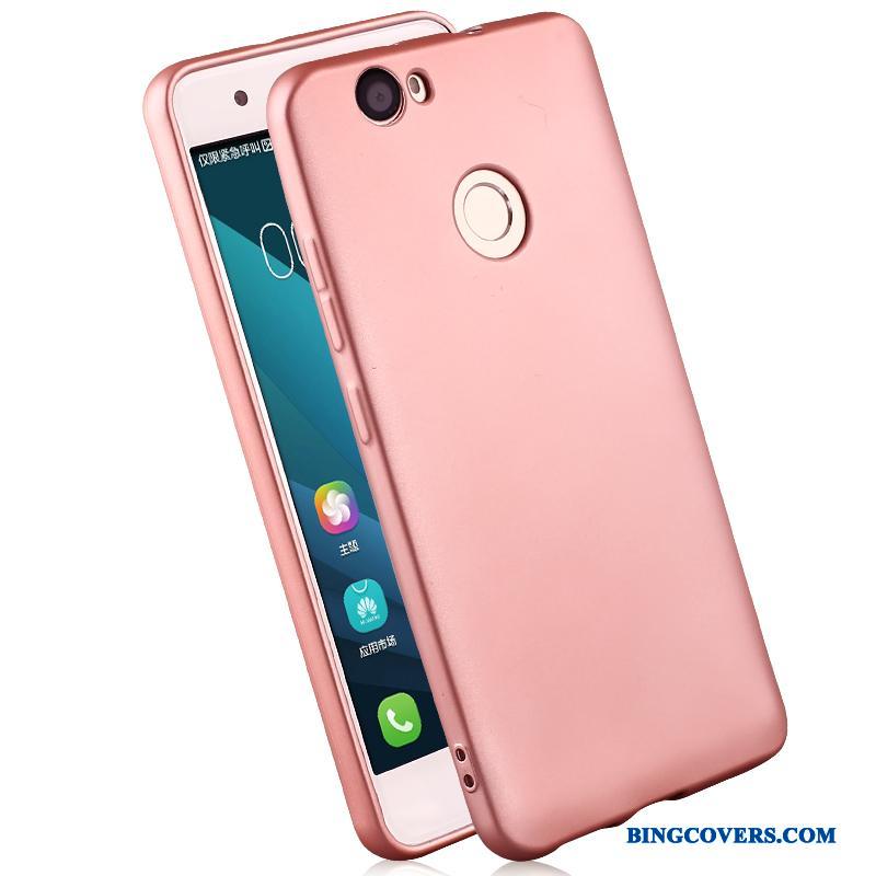 Huawei Nova Silikone Telefon Etui Beskyttelse Sort Hængende Ornamenter Cover Anti-fald