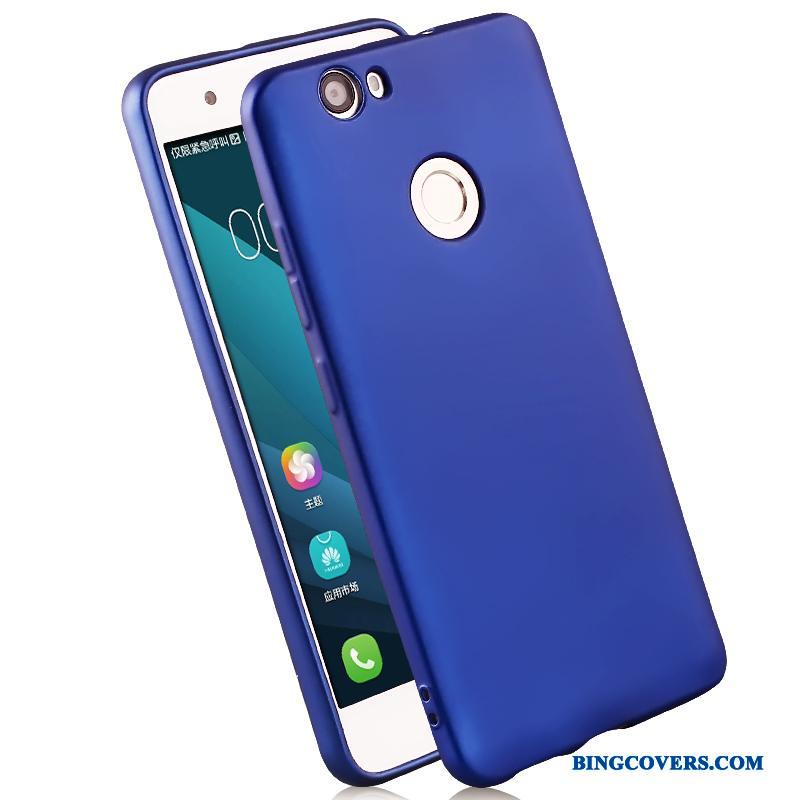 Huawei Nova Silikone Telefon Etui Beskyttelse Sort Hængende Ornamenter Cover Anti-fald