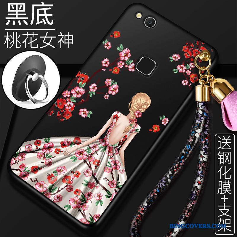 Huawei Nova Telefon Etui Ungdom Cover Beskyttelse Silikone Nubuck Anti-fald