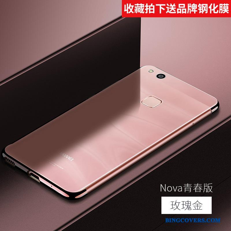 Huawei Nova Ungdom Silikone Cover Beskyttelse Blå Telefon Etui Blød