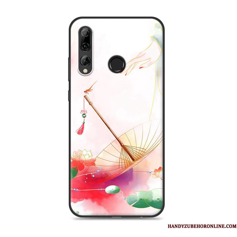 Huawei P Smart+ 2019 Etui Blød Af Personlighed Anti-fald Grøn Cover Silikone Frisk