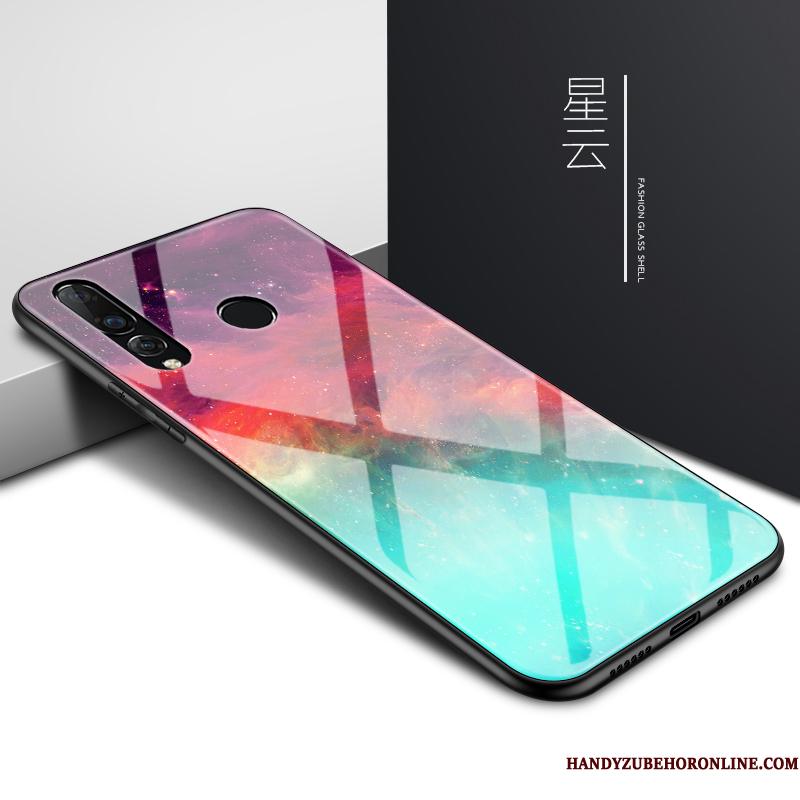 Huawei P Smart+ 2019 Etui Farve Rotte Glas Af Personlighed Alt Inklusive Trend Beskyttelse