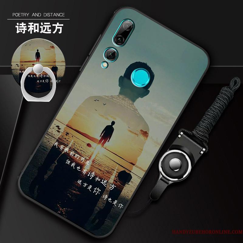 Huawei P Smart+ 2019 Ring Cover Hængende Ornamenter Blød Telefon Etui Mode Alt Inklusive