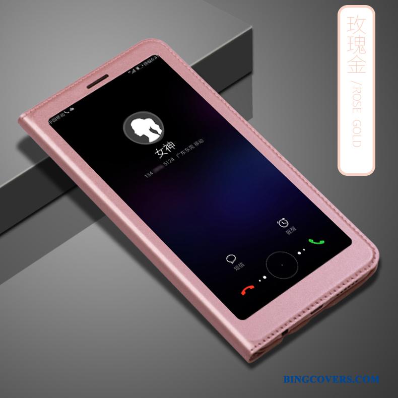 Huawei P Smart Alt Inklusive Blå Beskyttelse Cover Telefon Etui Anti-fald Clamshell