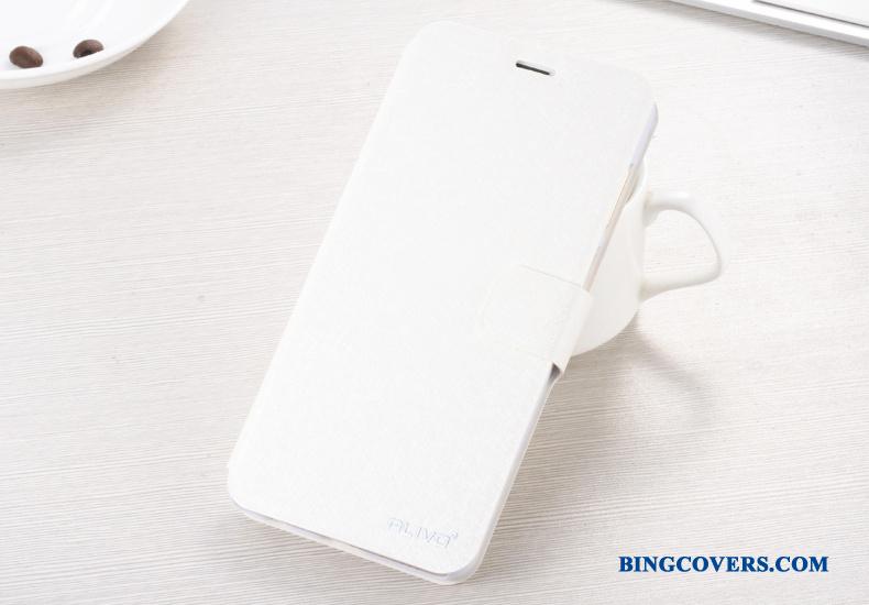 Huawei P Smart Clamshell Beskyttelse Lædertaske Blå Telefon Etui