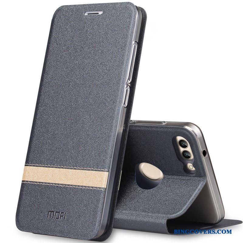 Huawei P Smart Cover Telefon Etui Silikone Rød Anti-fald Lædertaske Beskyttelse