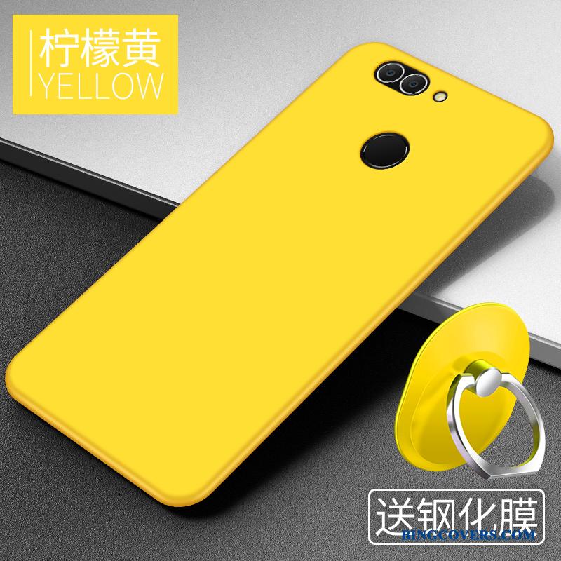 Huawei P Smart Etui Nubuck Beskyttelse Trend Silikone Blød Lyserød Cover