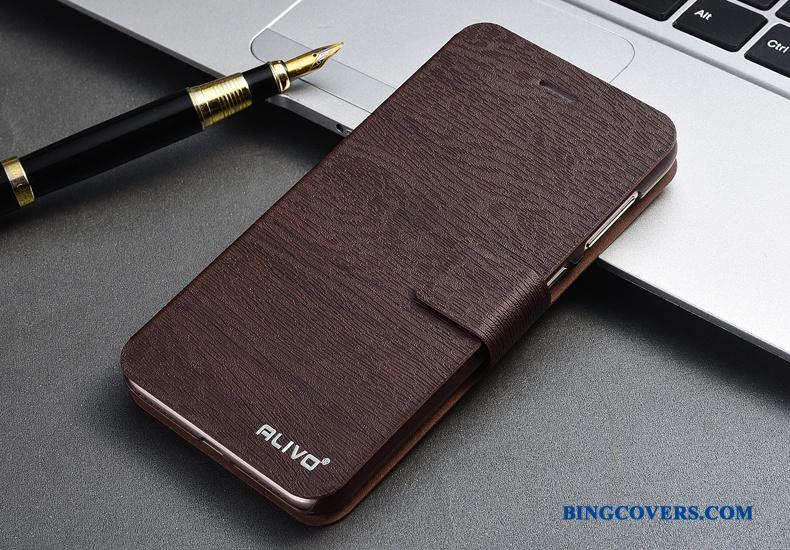 Huawei P Smart Folio Sort Telefon Etui Beskyttelse Lædertaske