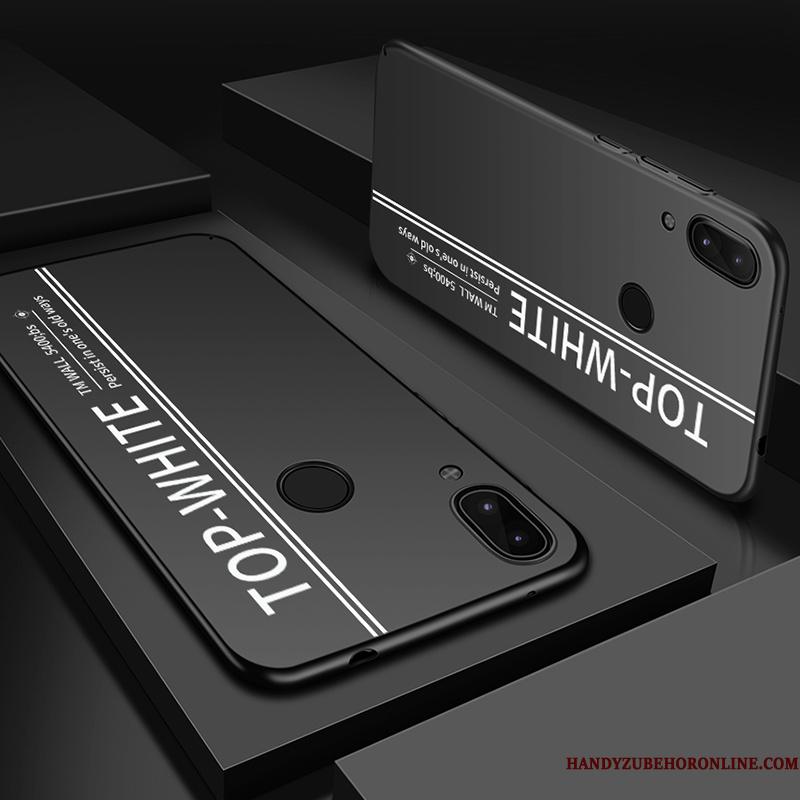 Huawei P Smart+ Nubuck Kreativ Alt Inklusive Trendy Blå Tynd Telefon Etui