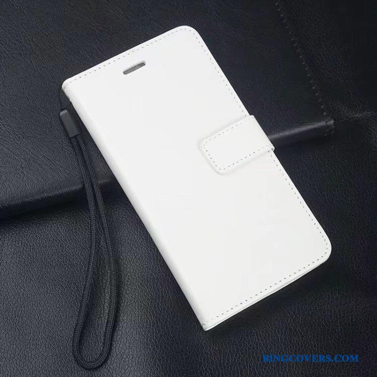 Huawei P Smart Telefon Etui Lædertaske Blå Clamshell Tegnebog