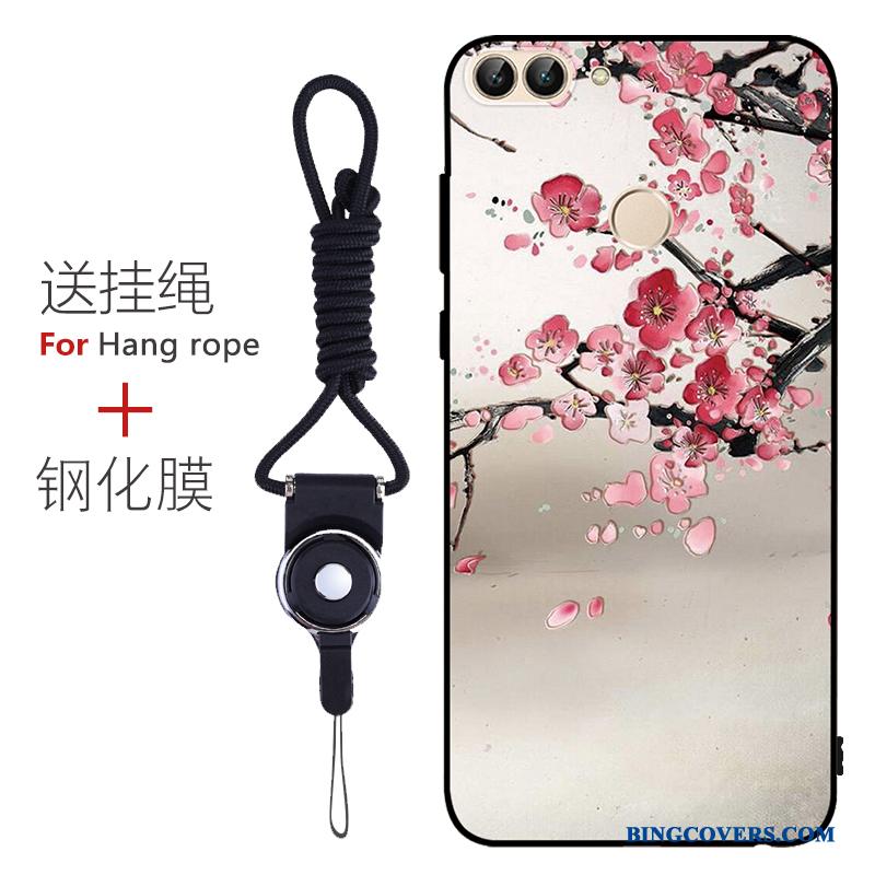 Huawei P Smart Telefon Etui Nubuck Farve Tilpas Beskyttelse Cover Mønster