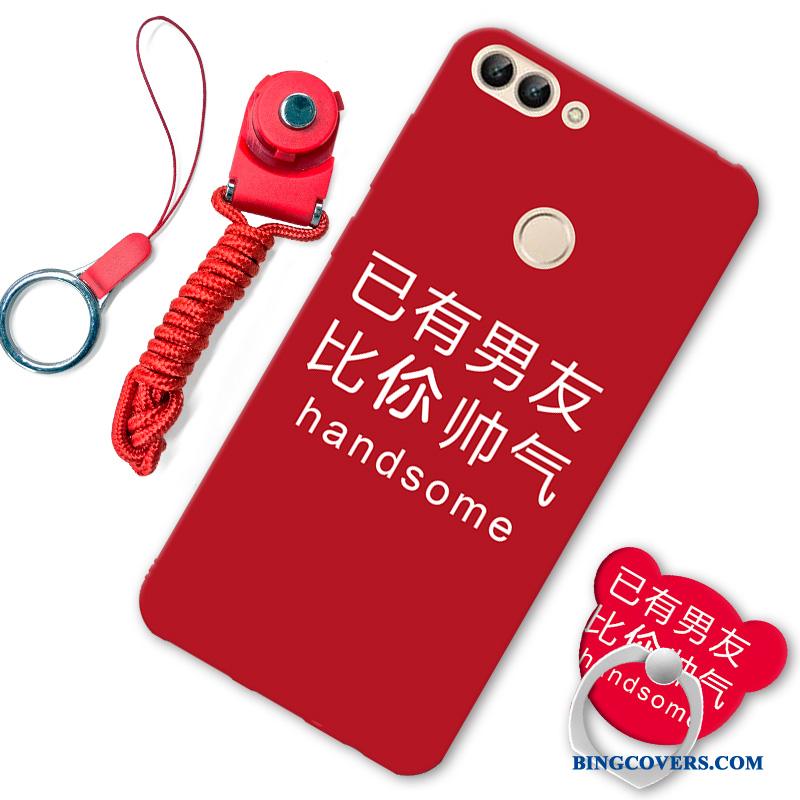 Huawei P Smart Telefon Etui Sort Silikone Blød Alt Inklusive Anti-fald Trend