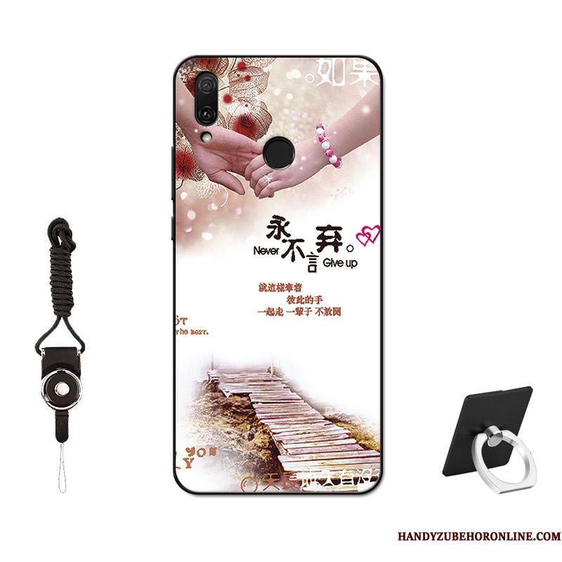 Huawei P Smart Z Beskyttelse Simple Telefon Etui Net Red Hærdning Elskeren Silikone