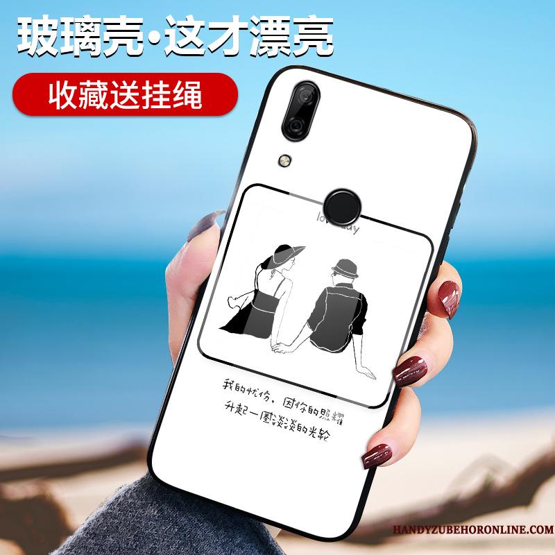 Huawei P Smart Z Etui Af Personlighed Simple Glas Gul Silikone Alt Inklusive