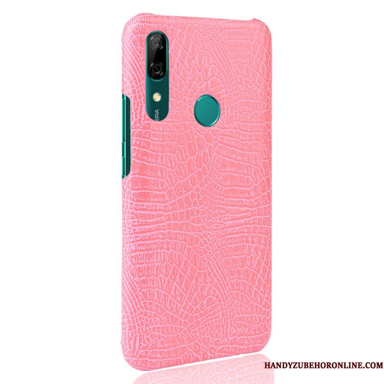 Huawei P Smart Z Hård Telefon Etui Beskyttelse Cover Trend Læder Krokodille Mønster