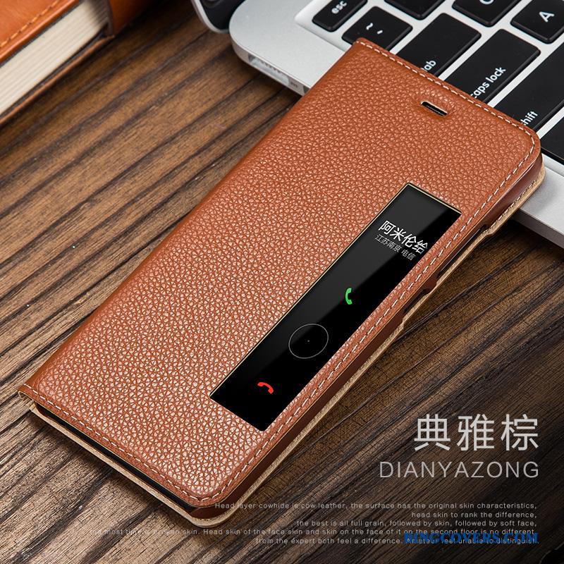 Huawei P10 Anti-fald Folio Lædertaske Alt Inklusive Beskyttelse Cover Telefon Etui