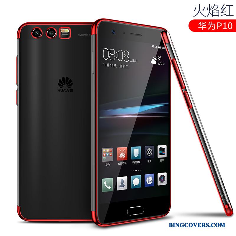 Huawei P10 Anti-fald Telefon Etui Tynd Trend Silikone Gennemsigtig Af Personlighed