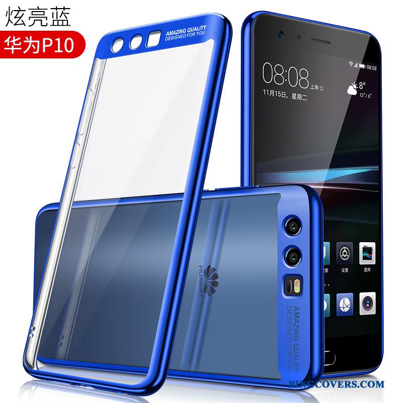 Huawei P10 Anti-fald Telefon Etui Tynd Trend Silikone Gennemsigtig Af Personlighed