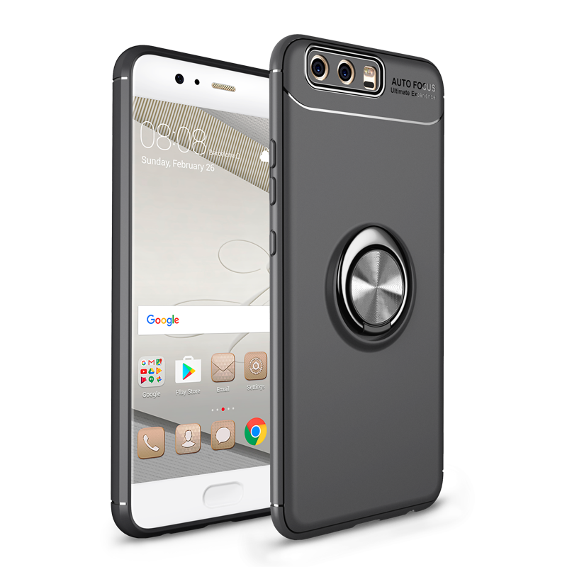 Huawei P10 Beskyttelse Kreativ Af Personlighed Sort Anti-fald Cover Telefon Etui
