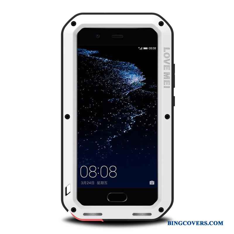 Huawei P10 Blød Anti-fald Grå Etui Tre Forsvar Mobiltelefon Beskyttelse