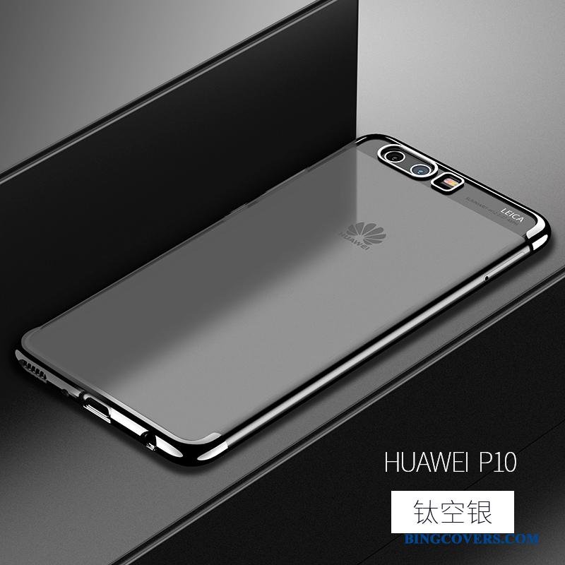Huawei P10 Etui Blød Anti-fald Tynd Gennemsigtig Kreativ Rosa Guld Silikone