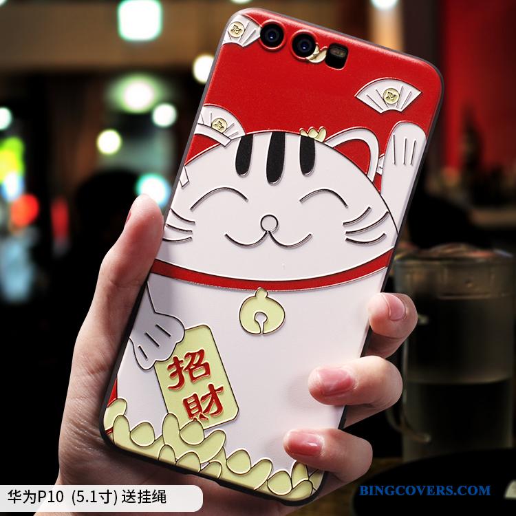Huawei P10 Etui Cover Silikone Smuk Kat Tynd Kreativ Af Personlighed