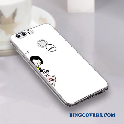 Huawei P10 Lite Hængende Ornamenter Silikone Cartoon Telefon Etui Cover Blå Anti-fald