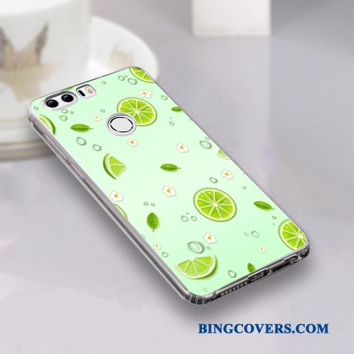 Huawei P10 Lite Hængende Ornamenter Silikone Cartoon Telefon Etui Cover Blå Anti-fald