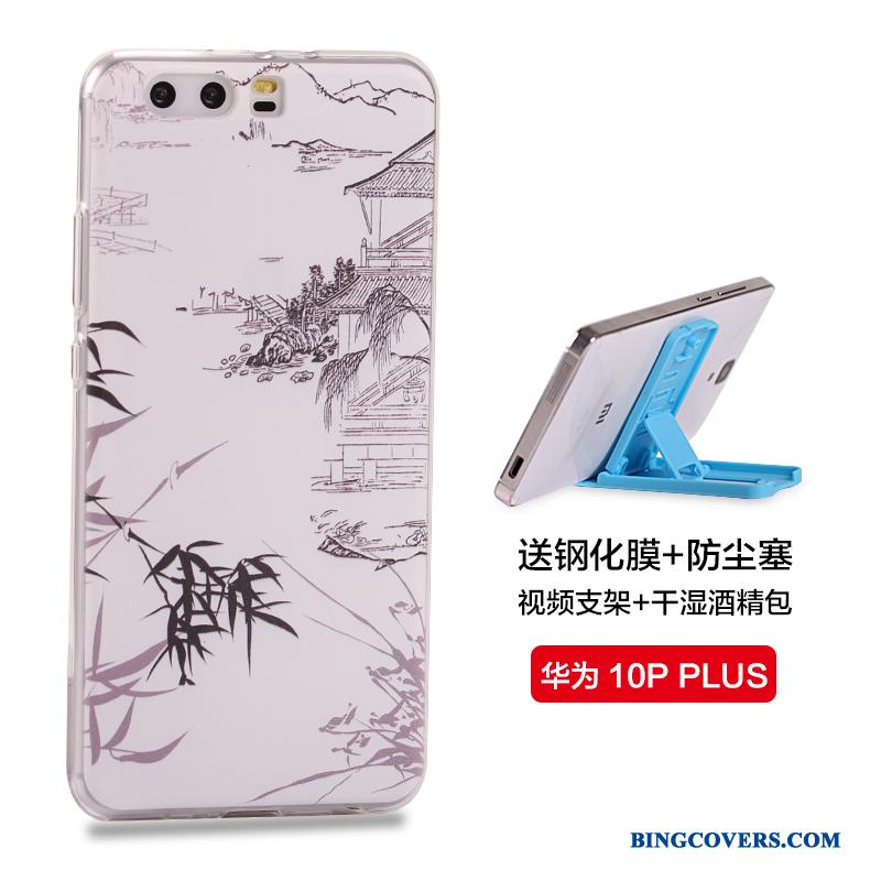 Huawei P10 Plus Anti-fald Cover Beskyttelse Blød Farve Telefon Etui Kreativ