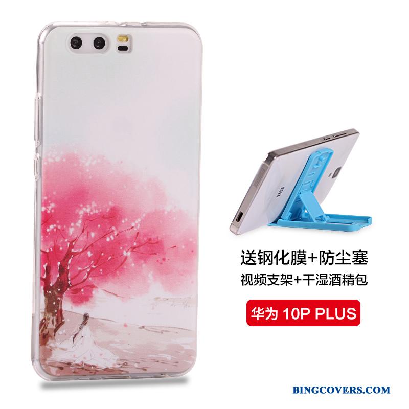 Huawei P10 Plus Anti-fald Cover Beskyttelse Blød Farve Telefon Etui Kreativ