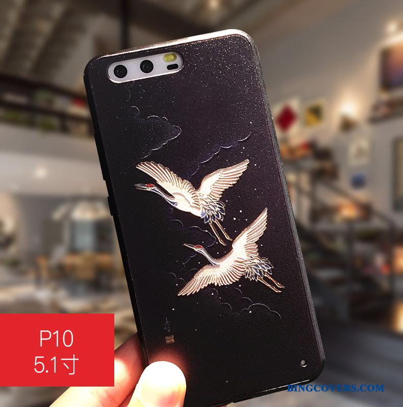 Huawei P10 Plus Blå Telefon Etui Kreativ Hængende Ornamenter Cover Anti-fald Beskyttelse