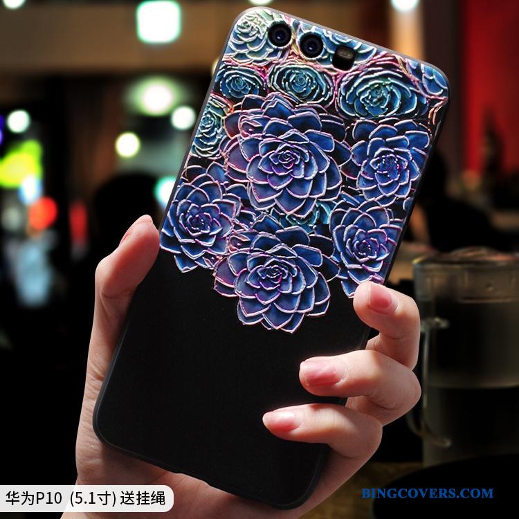 Huawei P10 Plus Blød Farve Af Personlighed Anti-fald Telefon Etui Etnisk Cover