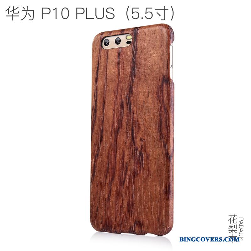 Huawei P10 Plus Etui Cover Kreativ Af Personlighed Beskyttelse Træ Sort Tynde