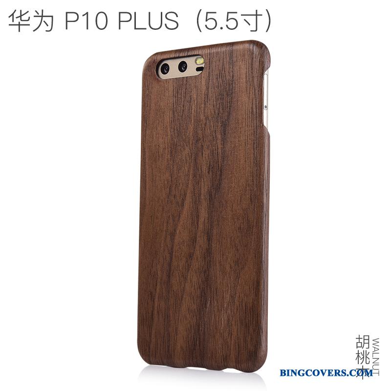 Huawei P10 Plus Etui Cover Kreativ Af Personlighed Beskyttelse Træ Sort Tynde