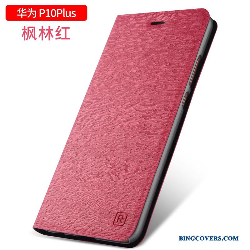 Huawei P10 Plus Lædertaske Kreativ Clamshell Beskyttelse Cover Telefon Etui Mobiltelefon