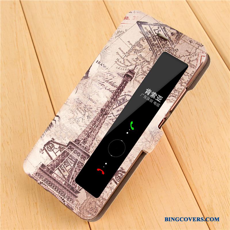 Huawei P10 Plus Super Sødt Folio Kreativ Anti-fald Etui Grøn Lædertaske