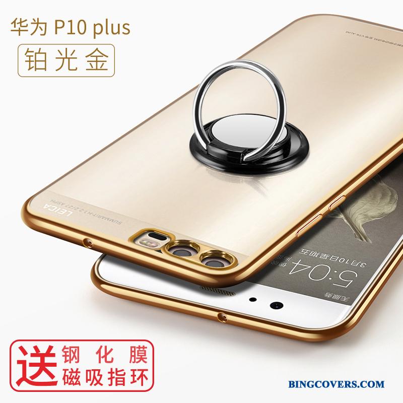 Huawei P10 Plus Telefon Etui Blå Alt Inklusive Beskyttelse Gennemsigtig Silikone Kreativ