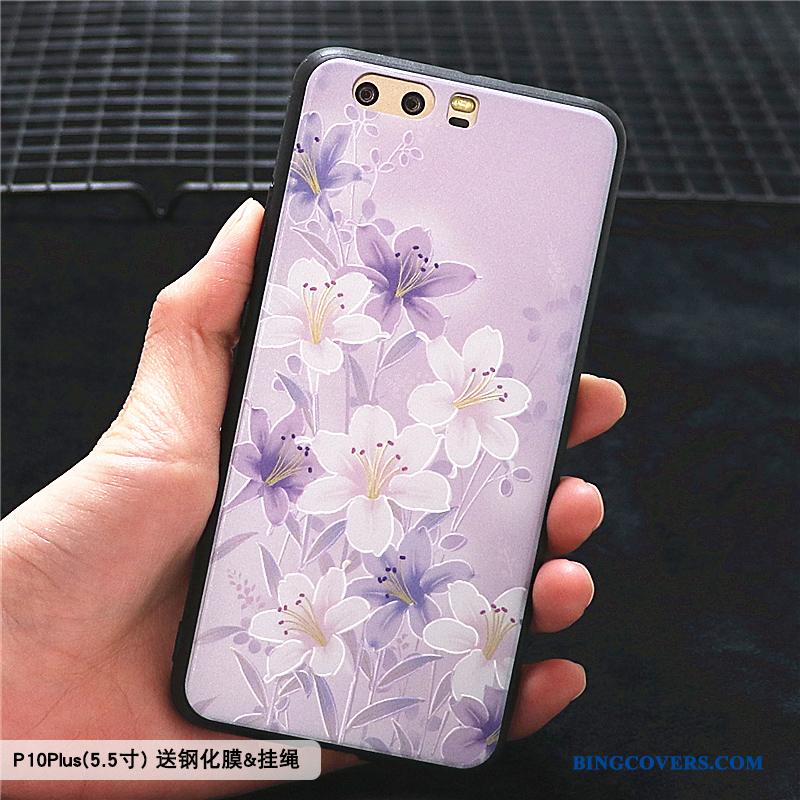 Huawei P10 Plus Telefon Etui Cover Anti-fald Kreativ Af Personlighed Alt Inklusive Lyserød