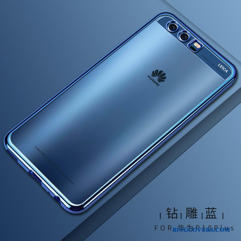 Huawei P10 Plus Telefon Etui Silikone Beskyttelse Tynd Cover Blød Guld