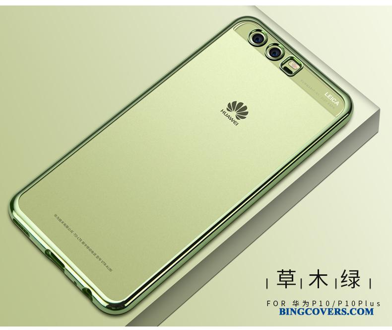 Huawei P10 Plus Telefon Etui Silikone Beskyttelse Tynd Cover Blød Guld