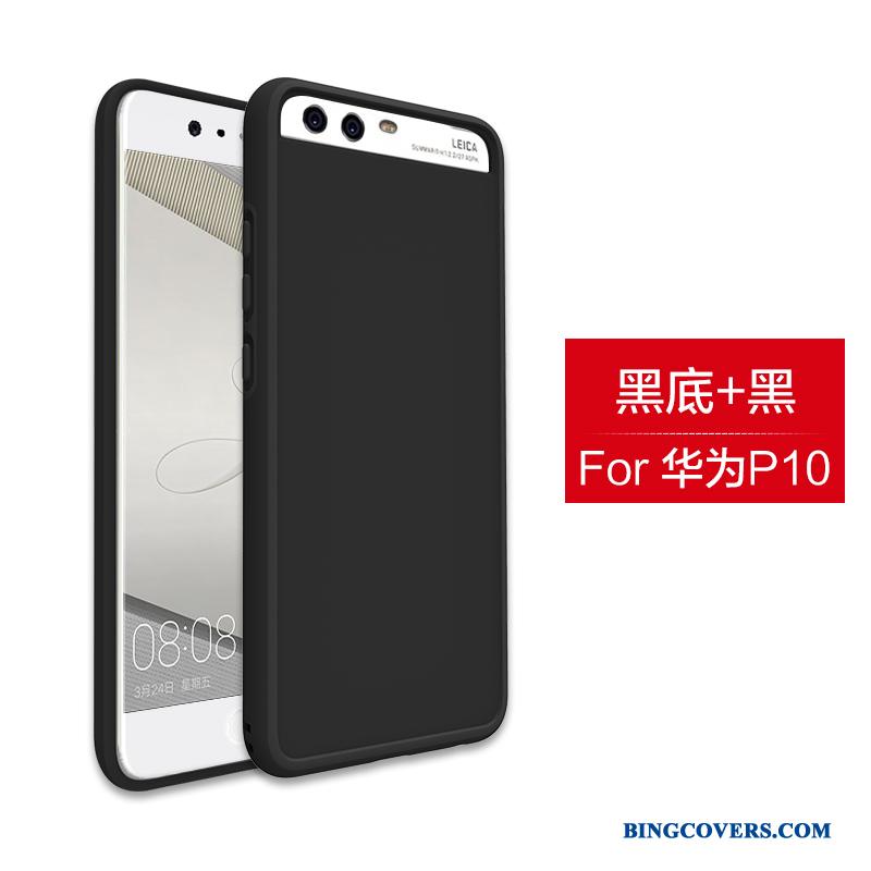 Huawei P10 Simple Beskyttelse Telefon Etui Trend Nubuck Silikone Anti-fald