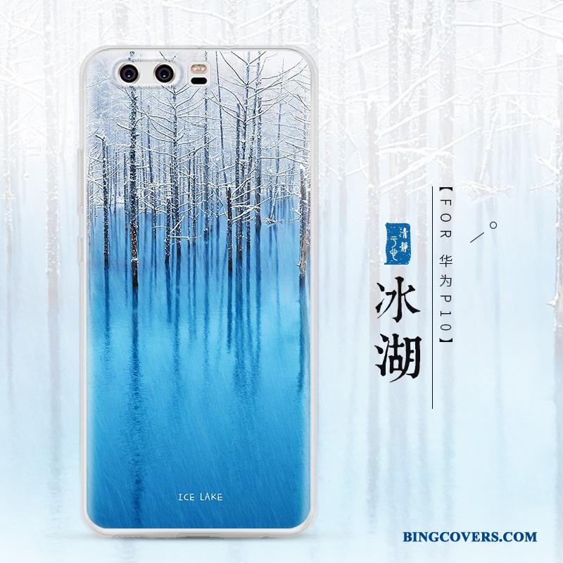 Huawei P10 Sort Cover Kreativ Beskyttelse Blød Telefon Etui Anti-fald