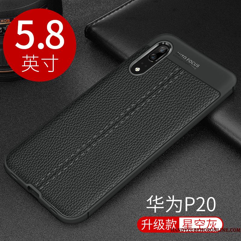 Huawei P20 Anti-fald Silikone Ny Alt Inklusive Blød Telefon Etui Rød