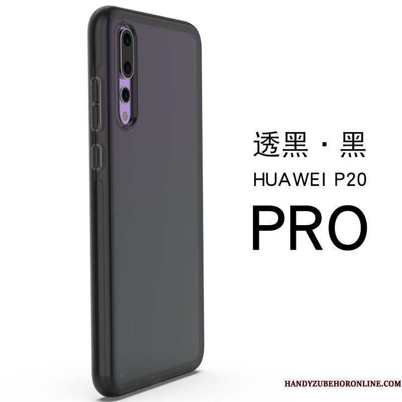 Huawei P20 Pro Etui High End Alt Inklusive Af Personlighed Silikone Gennemsigtig Hemming Anti-fald